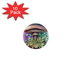 Farmcore Mushroom 1  Mini Buttons (10 Pack)  by GardenOfOphir