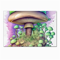 Farmcore Mushroom Postcards 5  X 7  (pkg Of 10) by GardenOfOphir