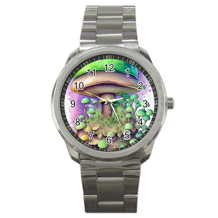 Farmcore Mushroom Sport Metal Watch