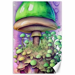 Farmcore Mushroom Canvas 24  X 36  by GardenOfOphir