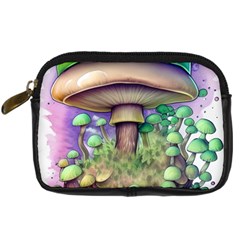 Farmcore Mushroom Digital Camera Leather Case by GardenOfOphir