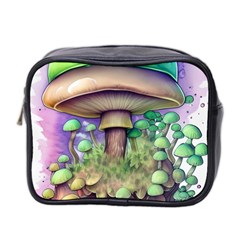 Farmcore Mushroom Mini Toiletries Bag (two Sides) by GardenOfOphir