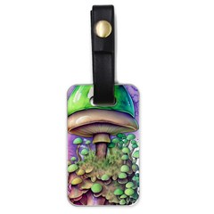 Farmcore Mushroom Luggage Tag (one Side) by GardenOfOphir