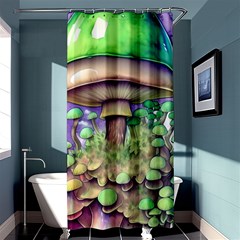 Farmcore Mushroom Shower Curtain 36  X 72  (stall)  by GardenOfOphir