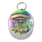 Farmcore Mushroom Mini Silver Compasses Front