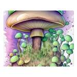 Farmcore Mushroom Premium Plush Fleece Blanket (Large) 80 x60  Blanket Front