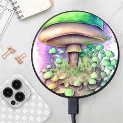 Farmcore Mushroom Wireless Fast Charger(black) by GardenOfOphir