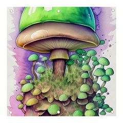 Farmcore Mushroom Banner And Sign 3  X 3  by GardenOfOphir