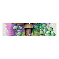 Farmcore Mushroom Banner And Sign 4  X 1  by GardenOfOphir