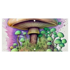 Farmcore Mushroom Banner And Sign 6  X 3  by GardenOfOphir