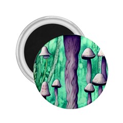 Witchy Mushroom 2 25  Magnets by GardenOfOphir