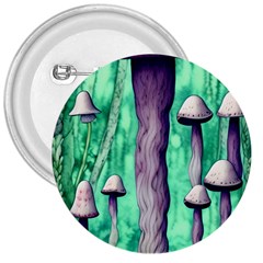 Witchy Mushroom 3  Buttons by GardenOfOphir