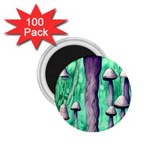 Witchy Mushroom 1 75  Magnets (100 Pack)  by GardenOfOphir