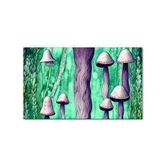 Witchy Mushroom Sticker (rectangular) by GardenOfOphir