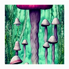 Witchy Mushroom Medium Glasses Cloth (2 Sides) by GardenOfOphir