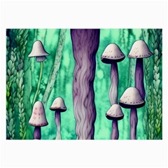 Witchy Mushroom Large Glasses Cloth by GardenOfOphir