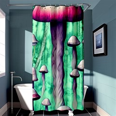 Witchy Mushroom Shower Curtain 36  X 72  (stall)  by GardenOfOphir