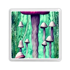 Witchy Mushroom Memory Card Reader (square) by GardenOfOphir