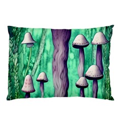 Witchy Mushroom Pillow Case (two Sides) by GardenOfOphir