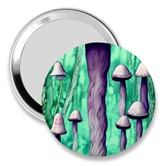 Witchy Mushroom 3  Handbag Mirrors by GardenOfOphir