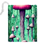 Witchy Mushroom Drawstring Pouch (4XL) Back