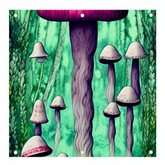 Witchy Mushroom Banner And Sign 4  X 4  by GardenOfOphir