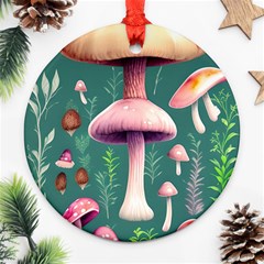 Tiny Historical Mushroom Ornament (round) by GardenOfOphir