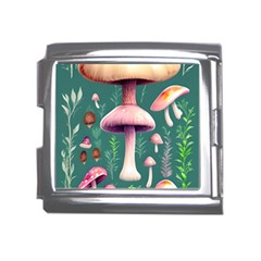 Tiny Historical Mushroom Mega Link Italian Charm (18mm) by GardenOfOphir