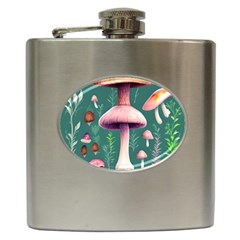 Tiny Historical Mushroom Hip Flask (6 Oz) by GardenOfOphir