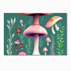 Tiny Historical Mushroom Postcards 5  X 7  (pkg Of 10) by GardenOfOphir