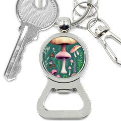 Tiny Historical Mushroom Bottle Opener Key Chain by GardenOfOphir