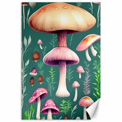 Tiny Historical Mushroom Canvas 24  X 36  by GardenOfOphir