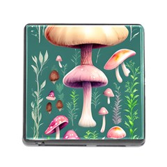 Tiny Historical Mushroom Memory Card Reader (square 5 Slot) by GardenOfOphir