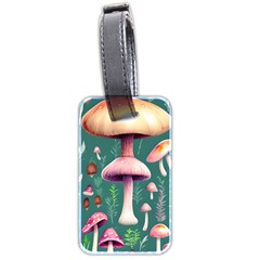 Tiny Historical Mushroom Luggage Tag (two Sides) by GardenOfOphir