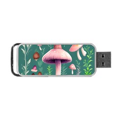 Tiny Historical Mushroom Portable Usb Flash (one Side) by GardenOfOphir