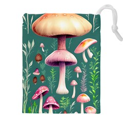 Tiny Historical Mushroom Drawstring Pouch (5xl) by GardenOfOphir