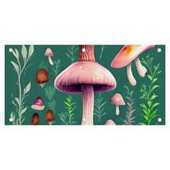 Tiny Historical Mushroom Banner And Sign 6  X 3  by GardenOfOphir