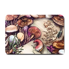 Dainty Mushroom Pendant Small Doormat by GardenOfOphir