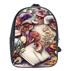 Dainty Mushroom Pendant School Bag (large) by GardenOfOphir