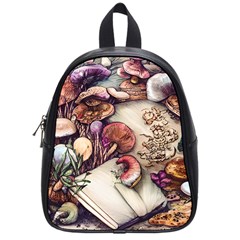 Dainty Mushroom Pendant School Bag (small) by GardenOfOphir