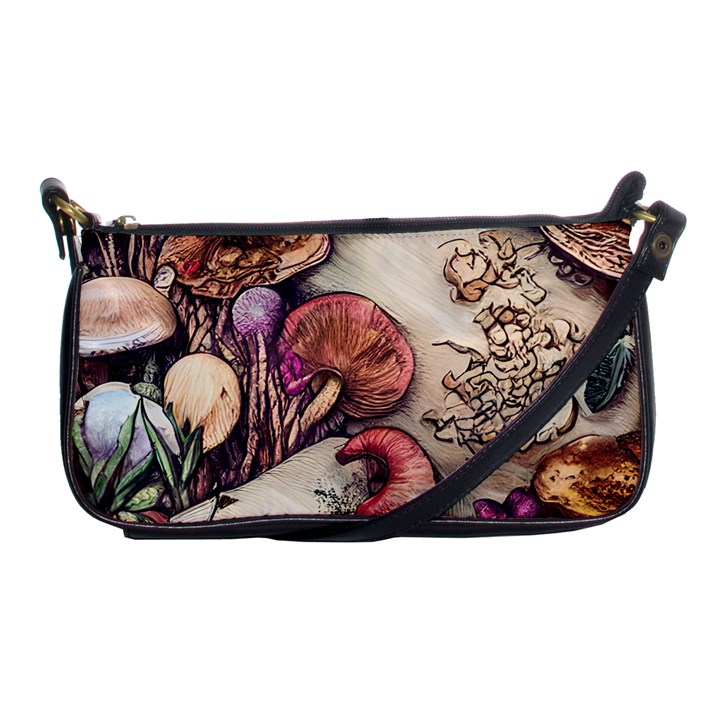 Dainty Mushroom Pendant Shoulder Clutch Bag