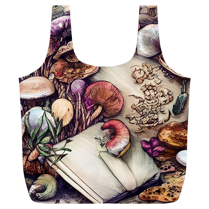 Dainty Mushroom Pendant Full Print Recycle Bag (XL)