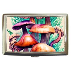 Witchy Mushrooms In The Woods Cigarette Money Case by GardenOfOphir