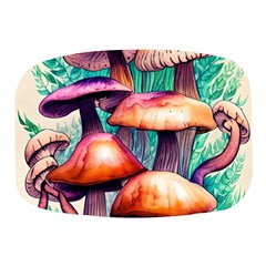 Witchy Mushrooms In The Woods Mini Square Pill Box by GardenOfOphir