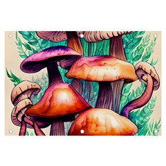 Witchy Mushrooms In The Woods Banner And Sign 6  X 4  by GardenOfOphir