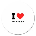 I love melissa Magnet 5  (Round) Front