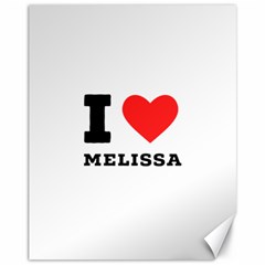 I Love Melissa Canvas 11  X 14  by ilovewhateva