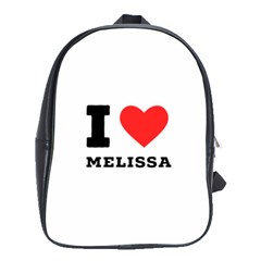 I Love Melissa School Bag (large) by ilovewhateva