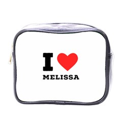 I Love Melissa Mini Toiletries Bag (one Side) by ilovewhateva