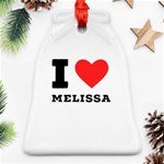 I love melissa Bell Ornament (Two Sides) Front